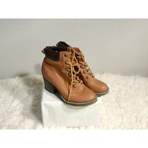 Dirty Laundry Womens Remix Boot Boho Lumberjack Western Chunky Heel US/10M